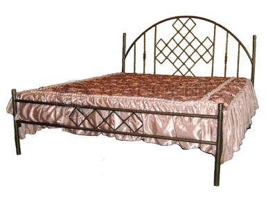 Кровать кованая